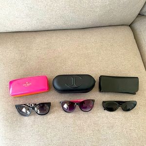 3 pairs of designer sunglasses